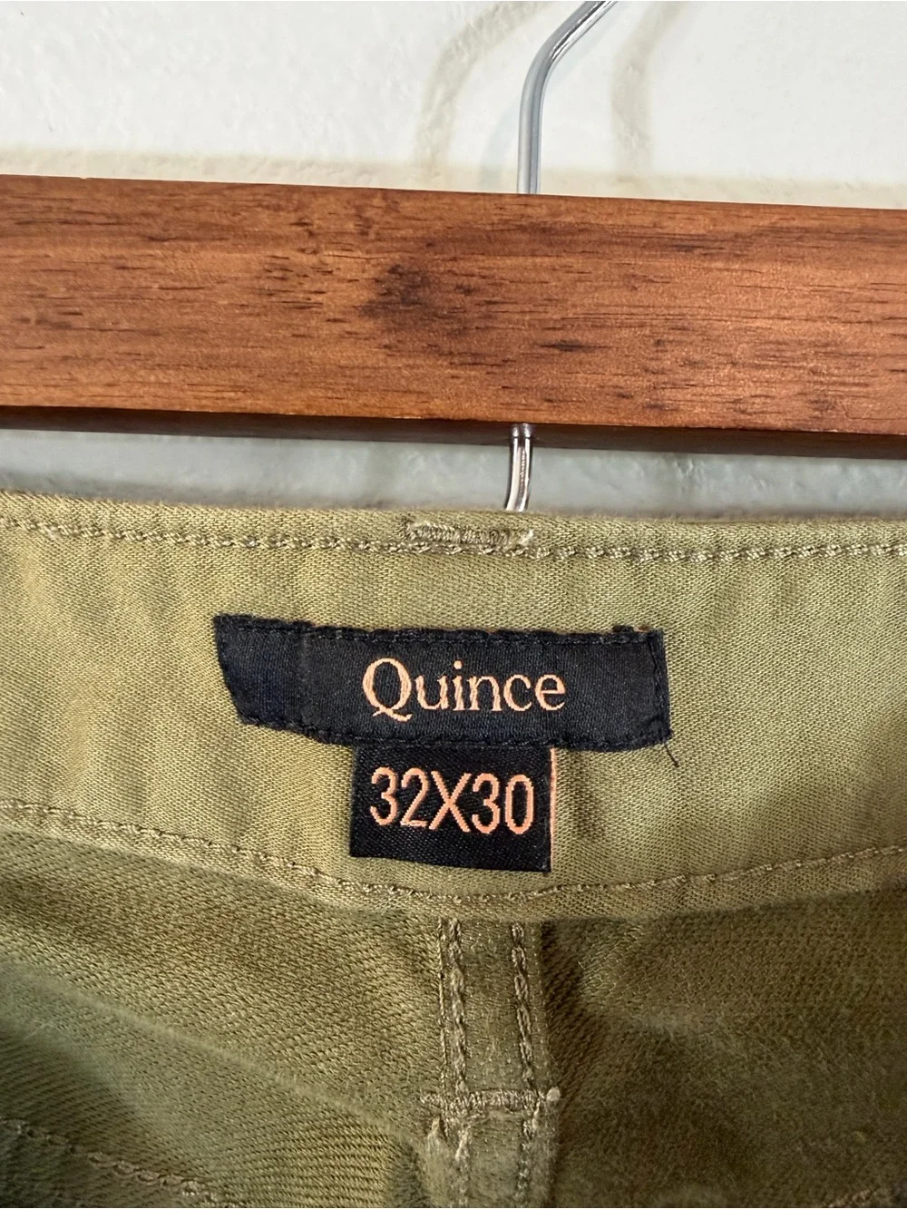 Quince Comfort Stretch Traveler 5 Pocket Pants Olive Green Men’s 32x30 Preppy